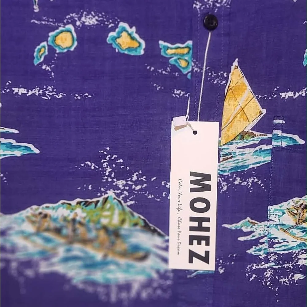 NWT Boys Large Casual Hawaiian  Shirt